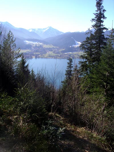 So idyllisch ist er nur von oben: Tegernsee
